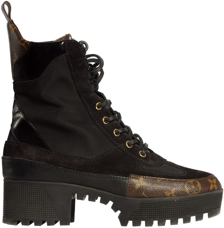 lv monogram boots