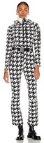 Thumbnail for your product : Perfect Moment Houndstooth Jumpsuit in Black,Abstract