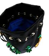 Thumbnail for your product : Edie Parker tortoiseshell chain clutch