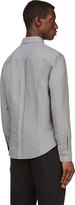 Thumbnail for your product : Band Of Outsiders Grey Oxford Graph Embroidered Shirt
