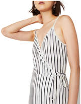 Thumbnail for your product : Warehouse Stripe Cami Wrap Maxi Dress