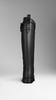 Thumbnail for your product : Burberry Belted Equestrian Rain Boots