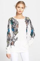 Thumbnail for your product : Tibi Tattoo Print Pullover