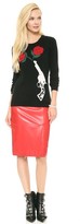 Thumbnail for your product : Moschino Cheap & Chic Moschino Cheap and Chic Leather Skirt