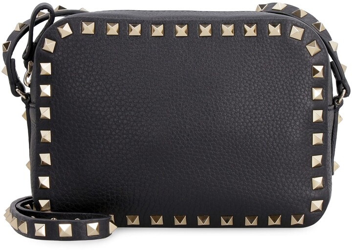 Valentino Black Leather Crossbody Handbags | Shop the world's 