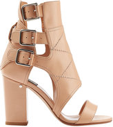 Thumbnail for your product : Laurence Dacade Felicite Block Heel Leather Sandals