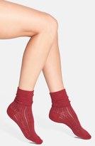 Thumbnail for your product : Kensie Pointelle Detail Anklet Socks