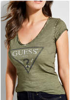 Thumbnail for your product : GUESS Logo V-Neck Tee