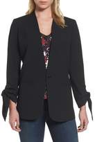 Thumbnail for your product : Halogen Tie Sleeve Blazer (Petite)