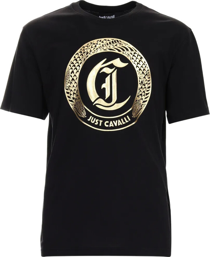 Just Cavalli snake-logo T-shirt