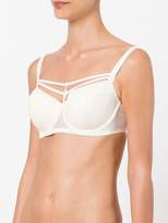 Thumbnail for your product : Marlies Dekkers White Key plunge balcony bra D-size +