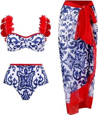 BaoDan Cover Up for Women Bathing Suit Dryer 2022 Woman Multicolor