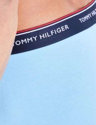 Tommy Hilfiger Logo-detail pack of three stretch-cotton trunks