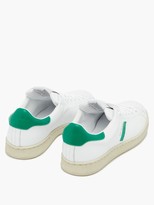 Thumbnail for your product : RE/DONE 70s Tennis Leather Trainers - Green White