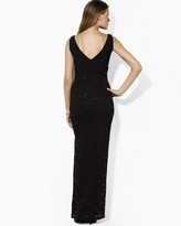 Thumbnail for your product : Lauren Ralph Lauren Petites Gown - Sequin Lace