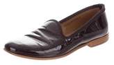 Thumbnail for your product : Del Toro Patent Leather Round-Toe Loafers