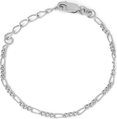 Junior Jewels JuniorJewelsSterlingSilverChildren'sFigaroChainBracelet