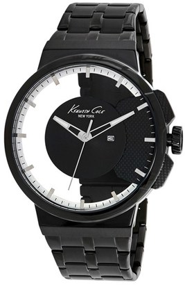 Kenneth Cole New York Transparent Dial Watch, 44mm