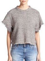 Thumbnail for your product : IRO Devan Boxy Tweed Cropped Top