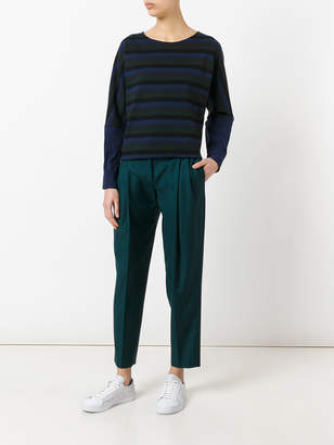 Paul Smith pleated detail cropped trousers