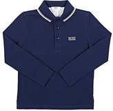 Thumbnail for your product : HUGO BOSS LOGO-EMBROIDERED COTTON PIQUÉ POLO SHIRT
