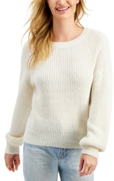 juniors white sweater