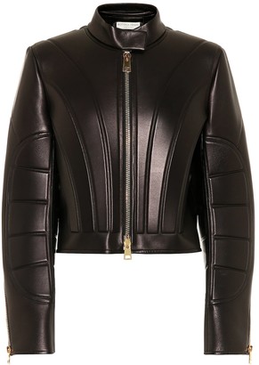 Bottega Veneta Cropped leather jacket