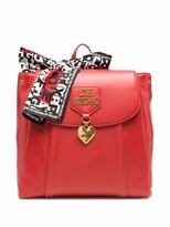 Thumbnail for your product : Love Moschino Logo-Plaque Scarf-Tie Backpack