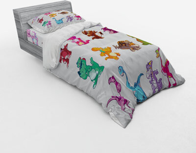 Ambesonne Jurassic Duvet Cover Set