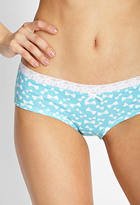 Thumbnail for your product : Forever 21 Bow Print Boyshort