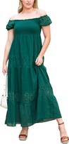 Thumbnail for your product : Anna-Kaci Womens Off Shoulder Boho Lace Semi Sheer Smocked Maxi Long Dress