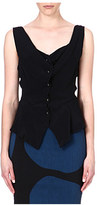 Thumbnail for your product : Anglomania Sunday button-up crepe top