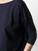 Thumbnail for your product : Snobby Sheep Crop-Sleeves Jersey-Knit Top