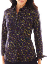 Thumbnail for your product : JCPenney St. John's Bay St. Johns Bay Brushed Twill Shirt - Tall