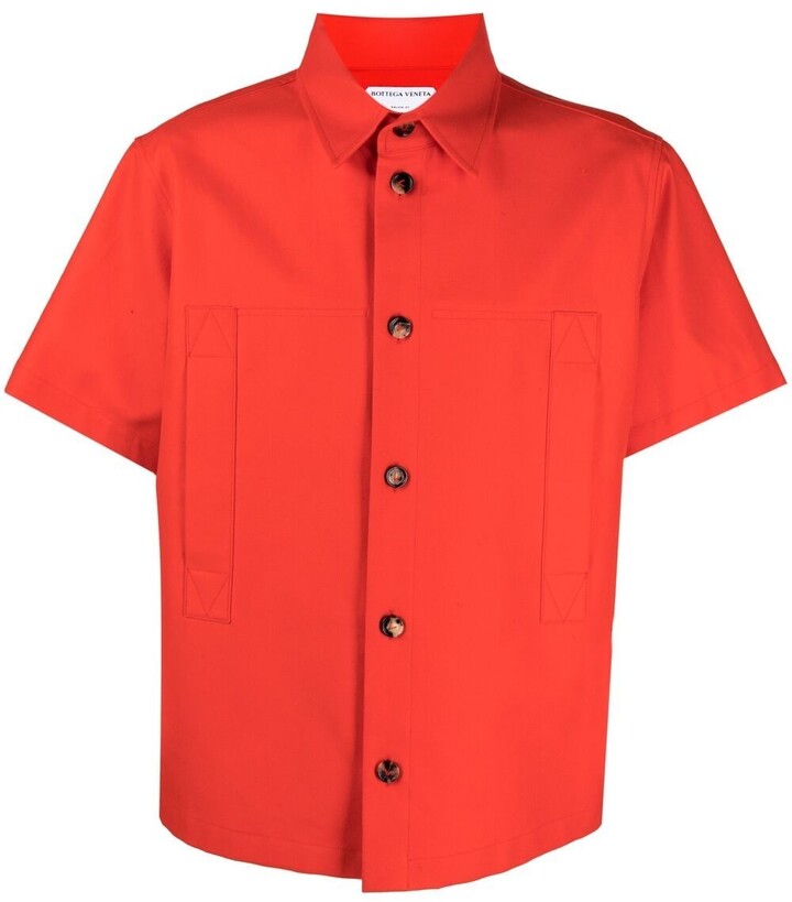 Bottega Veneta Slit-Pocket Short-Sleeve Shirt - ShopStyle