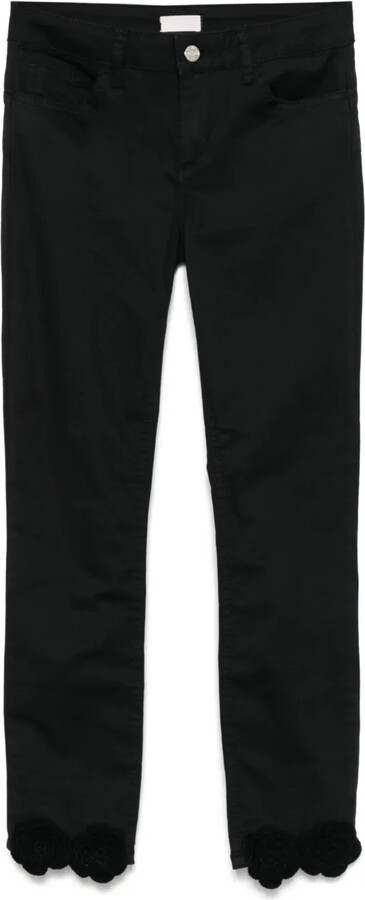 Liu Jo Crochet-Flowers Trousers
