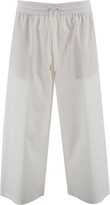 Drawstring Cropped Trousers 
