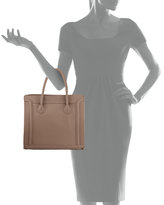 Thumbnail for your product : Neiman Marcus Sawyer Pebbled Seamed Tote Bag, Taupe