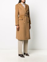 Thumbnail for your product : Tagliatore Belted Double Breasted Coat