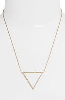 Thumbnail for your product : Nadri Pavé Triangle Pendant Necklace