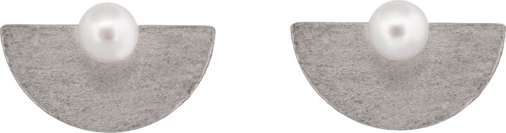 Silver Moon Pearl Sterling Silver Earrings – Equinox