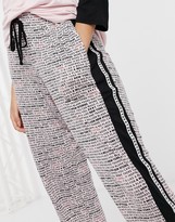 Thumbnail for your product : DKNY knit trackies with side stripe in pink