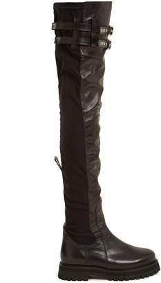 Marques Almeida Thigh-high leather boots