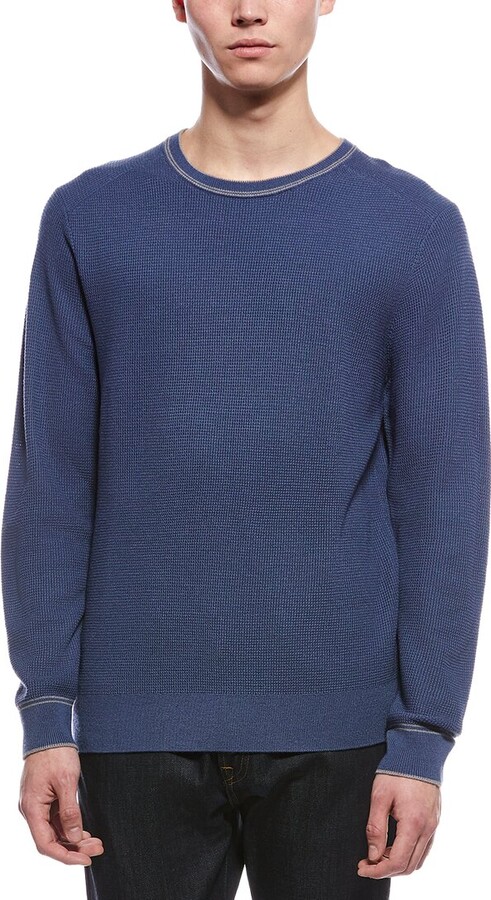 Raffi Wool-Blend Waffle Shirt