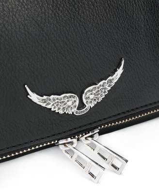 Zadig & Voltaire wings plaque shoulder bag