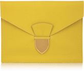 Thumbnail for your product : Sophie Hulme Textured-leather clutch