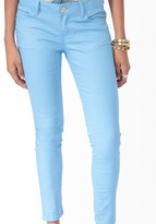 Thumbnail for your product : Forever 21 Ankle Length Denim Skinny Jeans
