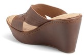 Thumbnail for your product : Børn 'Millia' Platform Wedge Leather Sandal (Women)