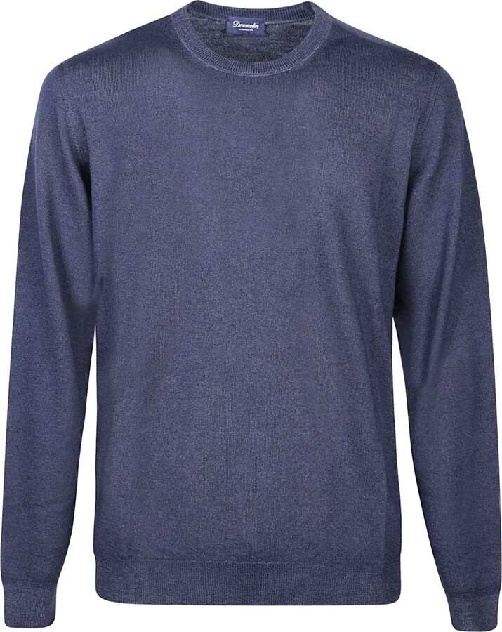 Drumohr Crew-Neck Wool Sweater