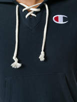 Thumbnail for your product : Champion striped tied neck hoodie